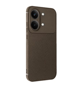 Xiaomi Poco X8 Pro Max Auto Focus Karbon Kapak - Kahverengi