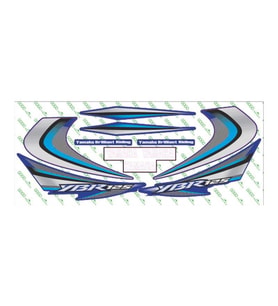 YAMAHA YBR 125 2010 UYUMLU MAVİ STİCKER SET