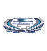 YAMAHA YBR 125 2010 UYUMLU MAVİ STİCKER SET