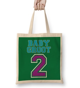 Baby Groot 2 Guardians of the Galaxy Bez Çanta Uzun Saplı