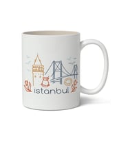 İstanbul Baskılı Kupa Bardak Baskılı Kahve Kupa Bardak-8