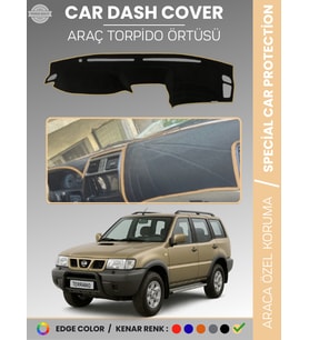 NİSSAN TERRANO DÜZ MODEL (1999-2003) Torpido Örtüsü Ön Göğüs Torpido Koruma Birebir Uyum Kaymaz