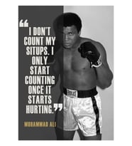 Muhammed Ali Ifade Tablo Ahşap Poster Dekoratif