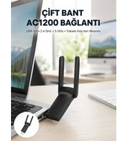 USB WiFi Adaptör – 1200 Mbps Hız