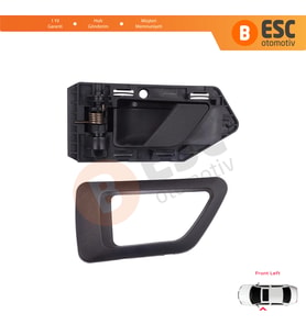 Citroen Berlingo MK1 1996-2011 Peugeot Partner MK1 1996-2015 İçin Ön Sol Kapı İç Açma Kolu Siyah