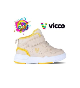 Vicco Dexter 946.b24k.441 Phlon Hafif Ortapedik Taban Cırtlı Çocuk Bilekli Spor Ayakkabı BEJ