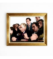 Tablore Mustafa Kemal Atatürk Tarihi Meclis Ve Halk Fotoğrafı Çerçeveli Tablo