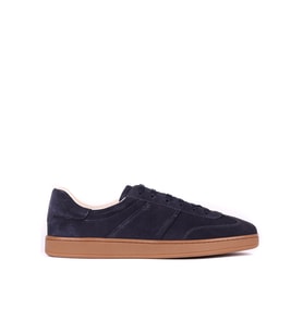Shoetyle - Hakiki Süet Deri Lacivert Renk Erkek Sneaker - 666-SH-10-129