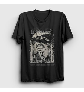 Presmono Unisex Siyah Grey Skies Woods Of Ypres T-Shirt 553673tt