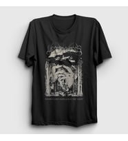 Presmono Unisex Siyah Grey Skies Woods Of Ypres T-Shirt 553673tt