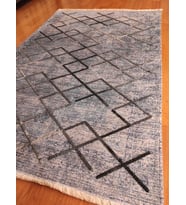 Makinada Yıkanabilen Dokuma Tabanlı El Nakışlı Kilim 120*180