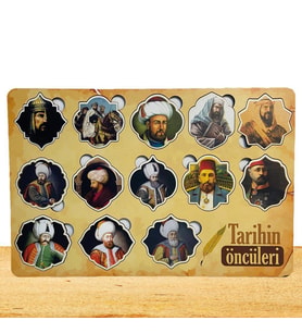 Moon Beavers Tarihin Öncüleri Ahşap Puzzle 83021,Eğitici Öğretici Ahşap Oyuncak