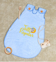 Tatlı Rüyalar Peluş Bebek Uyku Tulumu (Mavi)