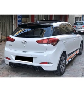 Hyundai i20 Spoiler Parlak Siyah Plastik Spoyler