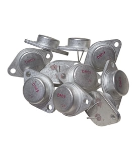 10 Adet 2SD869 TO-3 3.5A 1500V 50W NPN Transistör (Sanyo Japon Üretimi)