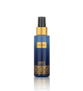 LELAS Navy Unisex Saç Spreyi 100 ML – Odunsu Oryantal Vanilya Parfümlü Saç Bakım Spreyi – 1160