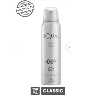 Equal Classic Pudrasız Leke Yapmayan Erkek Sprey Deodorant 150 ml