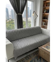 Royam Koltuk Örtüsü Çekyat Örtüsü 175 x 215 Lüks Kumaş Şönil Jakarlı Sakallı Kaymaz