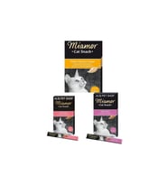 Miamor Cream Malt mayası 6x15 Gr Somonlu Kedi Ödülü 6x15 Gr Multi Vitamin 6x15 Gr