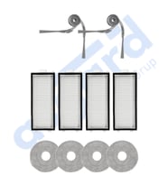 Roborock Saros Z70 Uyumlu 2 Yan Fırça 4 Filtre 4 Mop