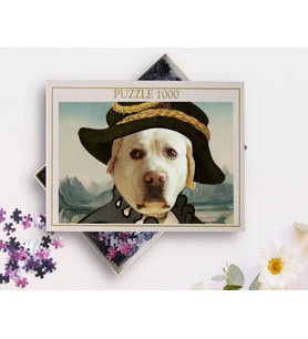 BK Gift Evcil Dostlara Özel 1000 Parça Profesyonel Puzzle, Evcil Dost Portre, Evcil Hayvan Puzzle-4
