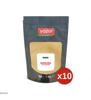 1 Kg x 10 Paket Yazar İrmik (Helvalık)