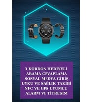 Kulak İçi Kablosuz Bluetooth Kulaklık Ve Nfc Ve Gps Özellikli Akıllı Saat Alarm Ve Titreşim