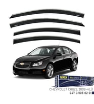 Chevrolet Cruze Kromlu Cam Rüzgarlığı 4'lü 2008+ sonrası uyumlu