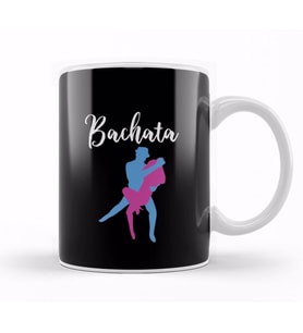 Bachata Dance Salsa Cumbia Merengue Music Latin Dancer Pink Blue Reggeaton Kupa Bardak Porselen