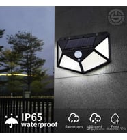 TechnoSmart 100 Ledli Güneş Enerjili Bahçe Lambası Solar Hareket Sensörlü Şarj Olabilen