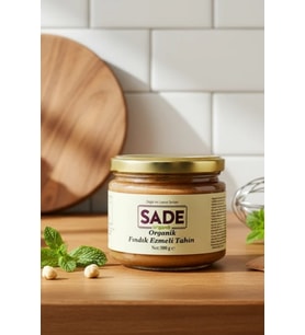 SADE ORGANİK FINDIK EZMELİ TAHİN 300 GR