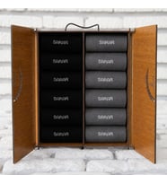 Kişiye Özel İsimli Lüks Bambu Çorap Kutusu – 12’li Premium Set