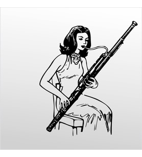 Folyo Sticker Müzik Ve Aşk 40cm Uzunluk