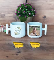 Doğum Günü Hediyesi Kupa Bardak T Fotoğraflı İsme Özel
