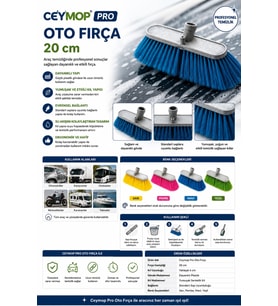 Ceymop Pro Oto Fırça 20 cm