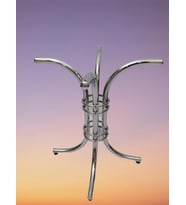 Masa ayak 18007 Japon MODEL Metal Transmisyon Nikelaj  kare yuvarlak El yapım (Gri)