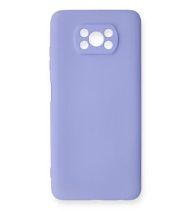 Durukar® Pocophone X3 Kılıf Nano içi Kadife Silikon - Lila