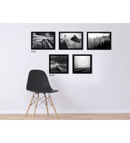 Çerçeveli Doku Efektli Tablo Seti 130x65 cm