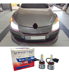 Renault Megane 3 Led Xenon Kısa Far Ampulü H7 Duo Yeni Seri Beyaz