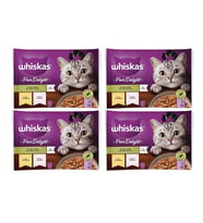 Whiskas Pouch Pure Delight Jöle İçinde Tavuklu ve Somonlu Yetişkin Kedi Konserve
