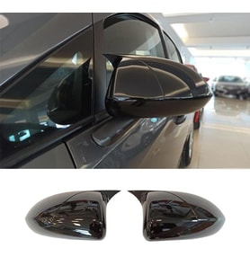 Opel Corsa E Batman Yarasa Ayna Kapağı Parlak Siyah ABS 2014 2015 2016 2017 2018 2019
