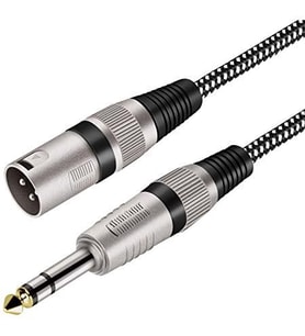 6.3 mm Erkek- Xlr Erkek  Stereo Trs Kablo 5 Metre