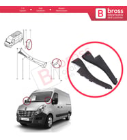 Renault Master MK3 Nissan NV400 Interstar Opel Movano B için Ön Cam Sağ Sol Köşe Yan Izgara Kulağı