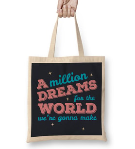 The Greatest Showman A Million Dreams For The World Bez Çanta Uzun Saplı