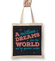 The Greatest Showman A Million Dreams For The World Bez Çanta Uzun Saplı