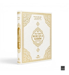 Furkan 17738 Cami Boy Tecvidli Kuranı Kerim Termo Deri Cilt Beyaz Renk