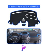 FORD COURİER EKRANLI (2013-2020) Torpido Örtüsü Güneşten Korur Kolay Montaj Tam Uyum TB71