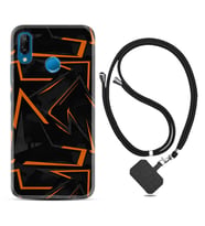 Huawei P20 Lite Mate 10 20 Lite Pro P40 Lite KılıfBoyun Askılı Silikon Zigzaglar 1651