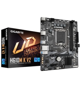 GIGABYTE H610M K V2 D5 4800Mhz M.2 HDMI/DP MATX 1700P