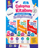 5. Sınıf Ata Süper Türkçe - Matematik- Fen Bilimleri Çalışma Kitabım Seti